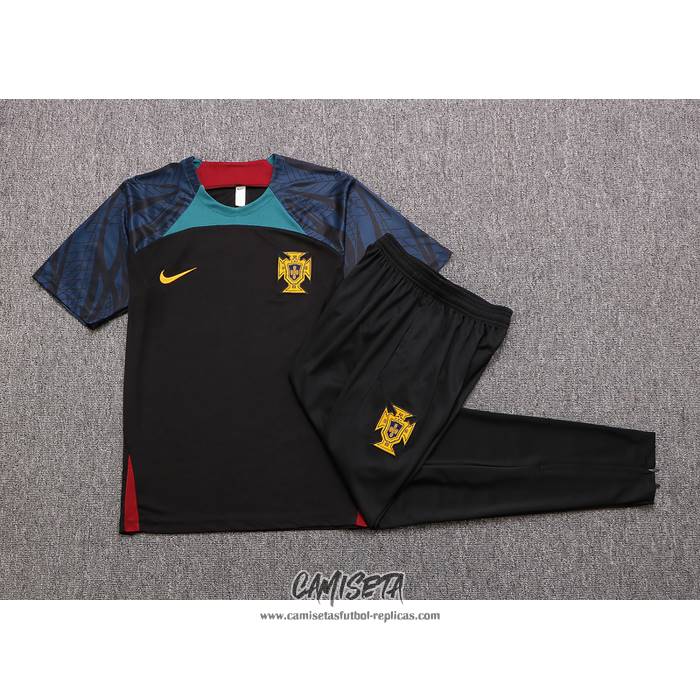 Chandal del Portugal 2022-2023 Manga Corta Negro